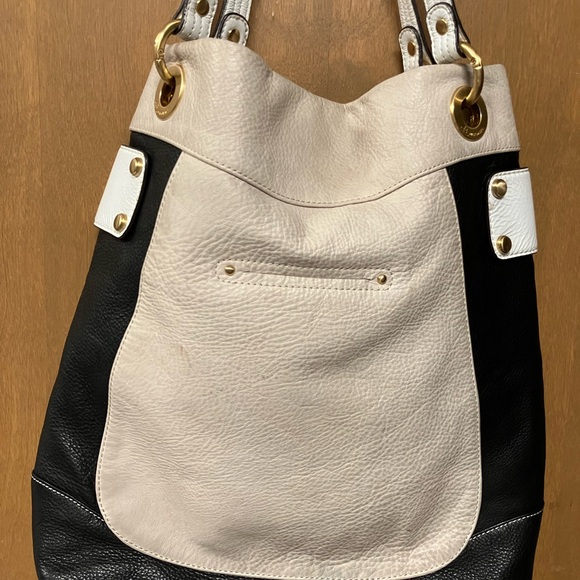 VINTAGE “B MAKOWSKY”LARGE LEATHER SHOULDER BAG PURSE BEAUTIFUL - Picture 3 of 16